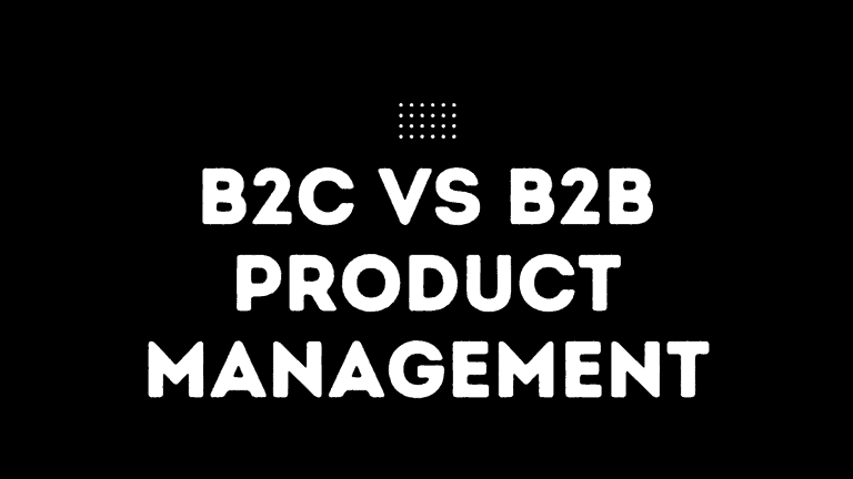 B2C vs B2B product management